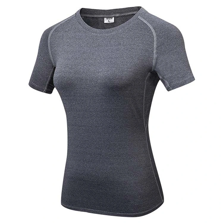 Neue Mode Sport Baumwolle Custom Slim Fit T-Shirts in Bulk Frauen Großhandel Blank T-Shirts