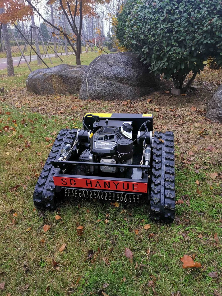 Commande à distance à chenilles de tondeuse à gazon Machine de découpe de l'herbe jardin