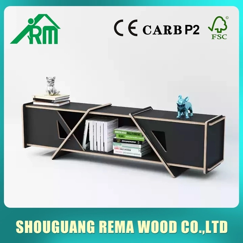 High quality/High cost performance  Gray Color Modern Home Furniture Wooden Drawer Cabinet Melamine Laminated Board TV Stand