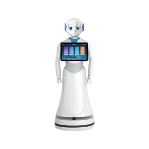 Shenzhen Mingqi Robot Rose Face Recognition Welcome Robot Waiter Intelligent Service Robot