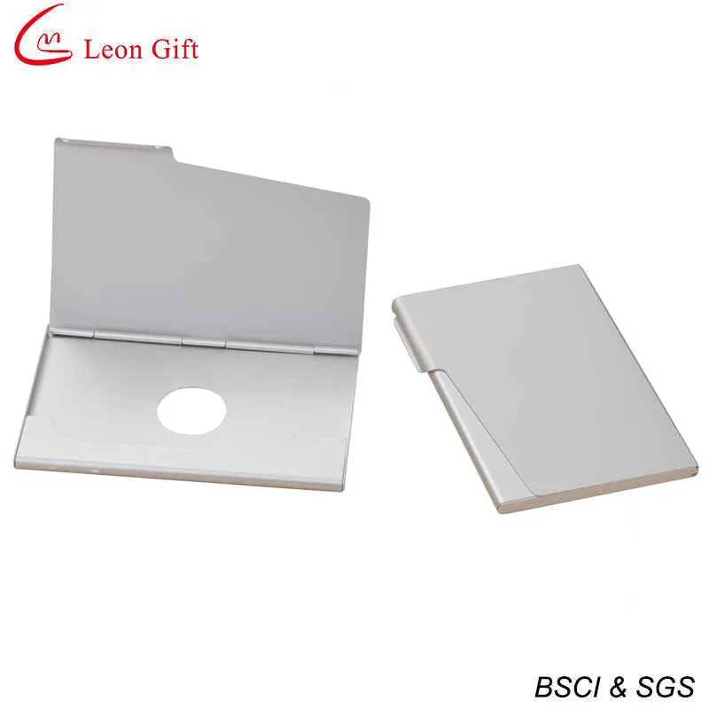 Wholesale Shiny Silver Aluminum Name Card Wallet