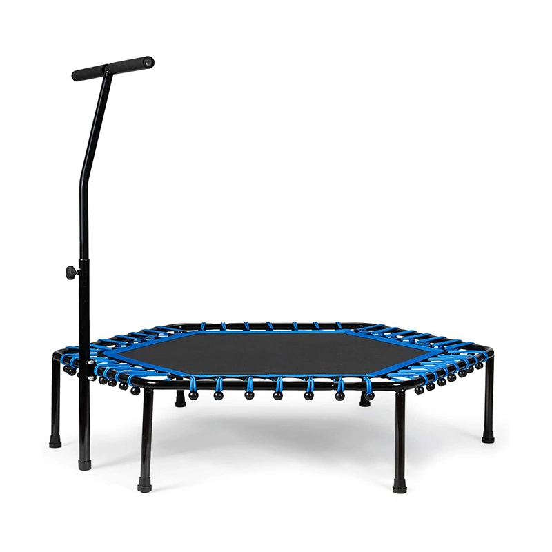 Indoor Exercise Jumping Bed Gym Equipment Hexagon Mini Trampoline