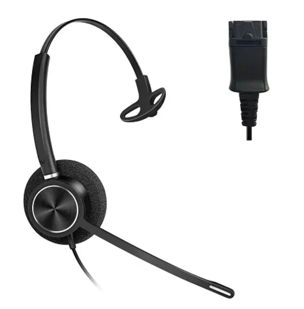 Call Center, UC and VoIP Headset Noise Cancelling Headset