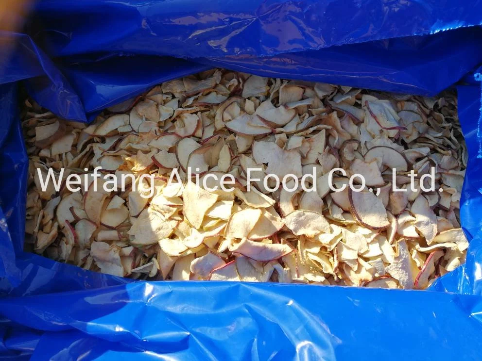 Bulk Packing Halal Kosher Certificated No Sugar Pure Natural Dried Apple Slice