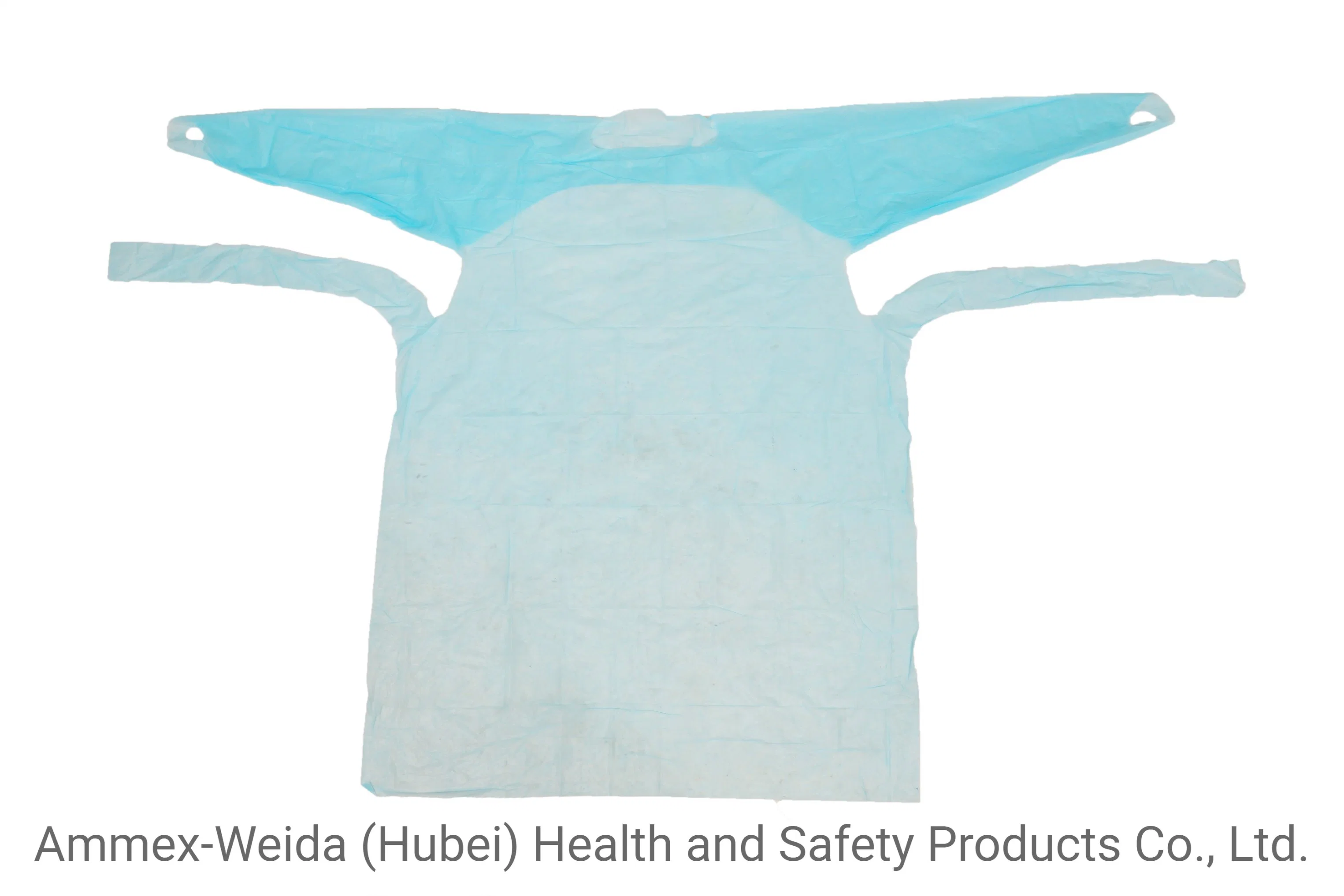 One-off Using CPE Protective Gown Long Sleeves with Thumb Cuffs for Workshop/Food Industry