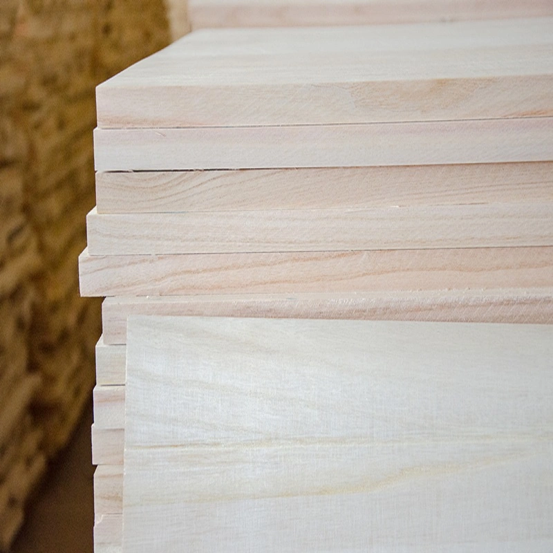 Con disponible Stock Lumber Paulownia Solid Wood para Muebles