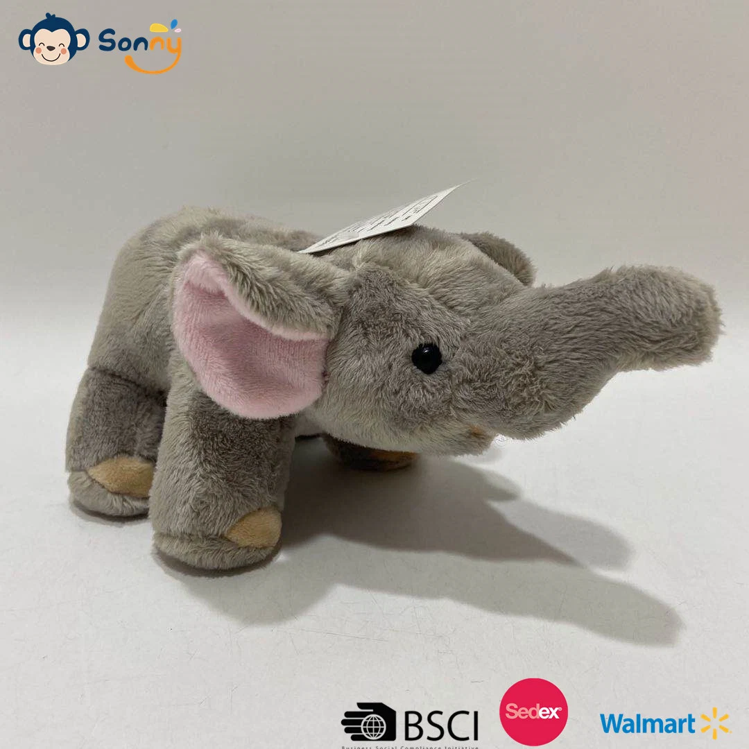 New Eco-Friendly Plush Recycled Material Animal Elephant Plush Toy Grs Audit