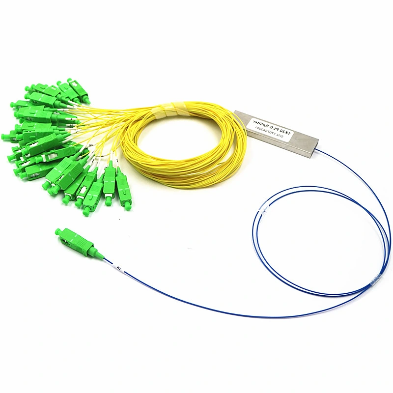 Pon Epon Gpon FTTH Red Pasiva Spliter de fibra óptica tipo Planar circuito divisor de Lightwave módulo PLC