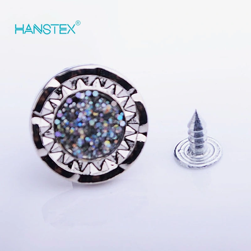 Hans Manufacturer OEM New Style Zinc Alloy Jeans Button