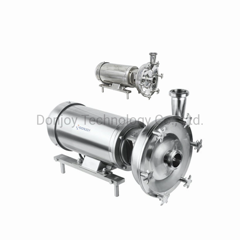 DIN SMS Centrifugal Impeller Pump with Fully Stainless Steel Motor