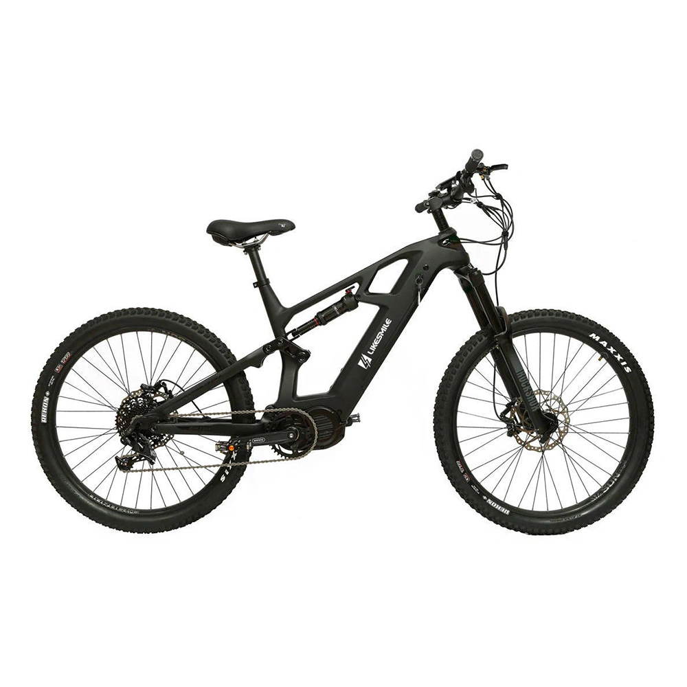 Estrutura em carbono para moto de terra elétrica de 27.5" e E. Bicicleta de montanha de carbono 1000 W.