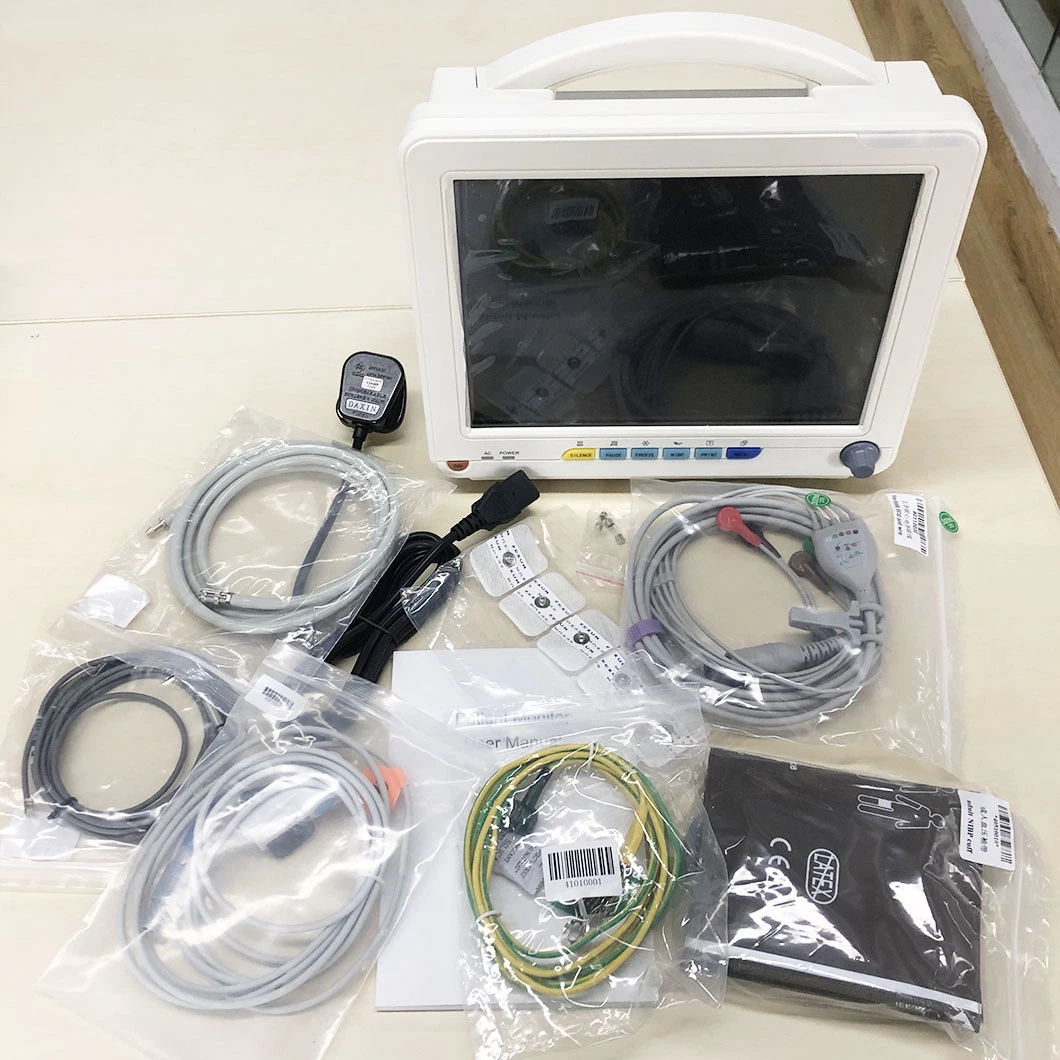 Wtp8000f High quality/High cost performance  Portable 12.1 Inch TFT Screen Multiparameter Veterinary Vital Signs Monitor