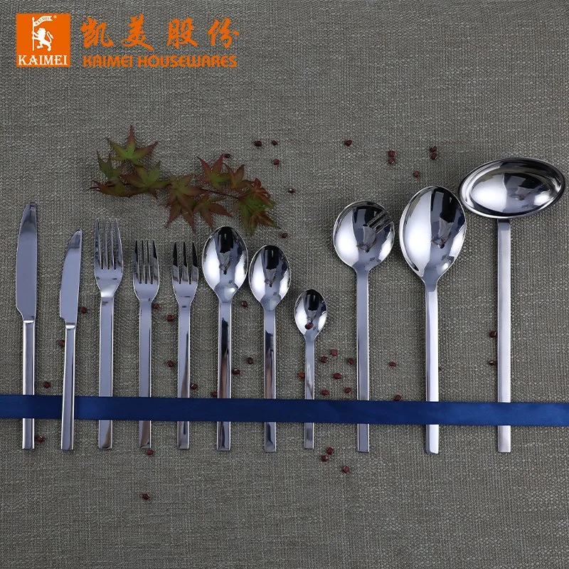 Stainless Steel Cutlery Metal Long Coffee Spoon Tableware