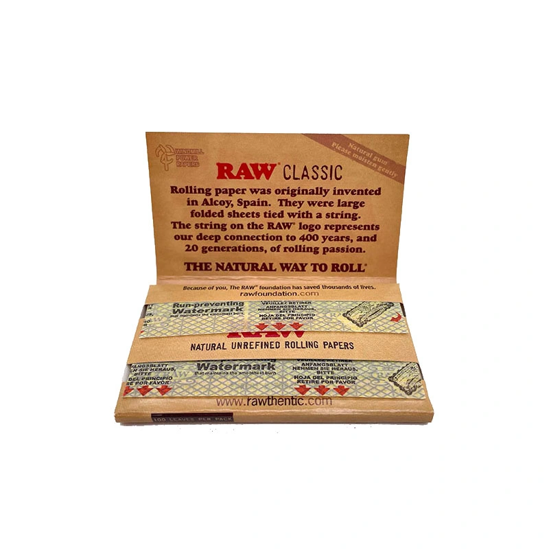 Raw Rolling Ocb papel de cigarrillos fumar accesorios de mejor calidad de productos de venta caliente