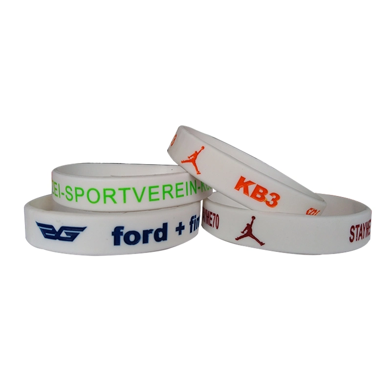 Customizable Silicone Wrist Band in Logo Color and Shape - Promotional Gift