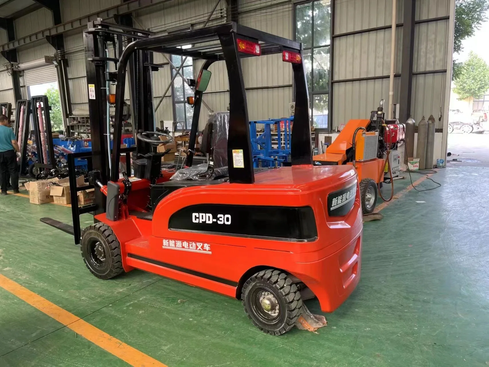Cheapest Electric Forklift 1.5ton 2 Ton 3 Ton 3.5 Ton Solid Tire Small Forklift with AC Motor