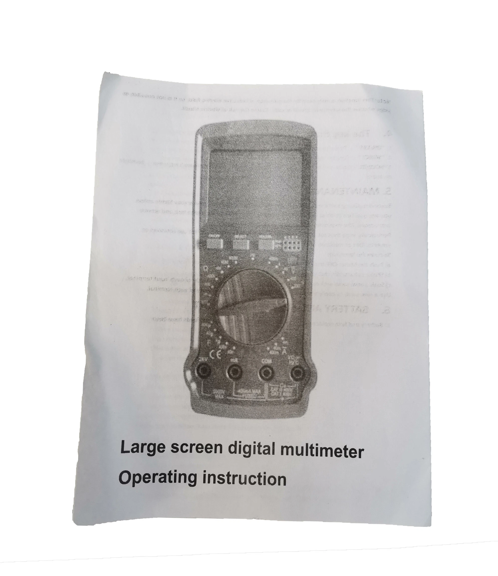 Multimeter VC9805 Test Inductance Capacitor LCD Instrument Multi-Function Instrument