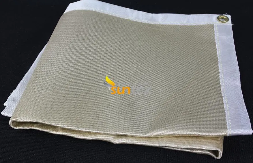 Heat Treated Fiberglass Fabric Fire Proof Fabric for Welding Clothing