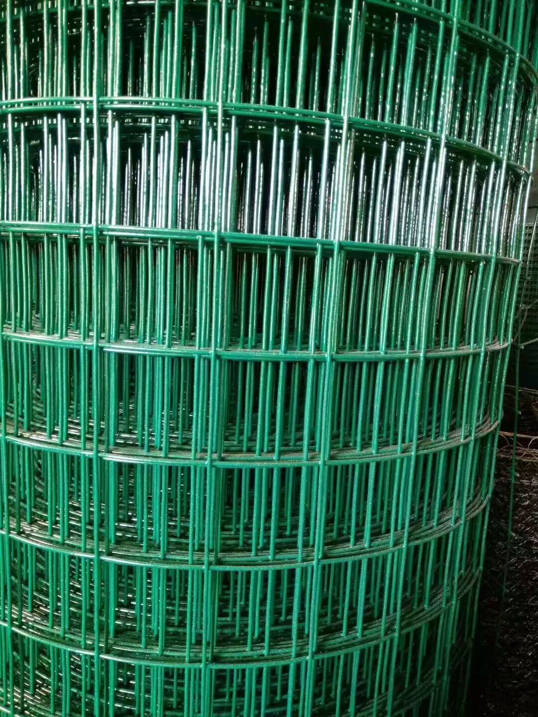 PVC Coated Color Green/Black Roll/Panel Chain Link Wire Mesh