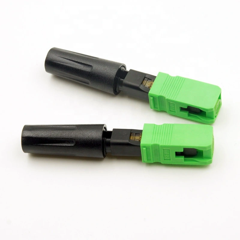 FTTH Waterproof Mini Sc Fiber Optic Fast Connector