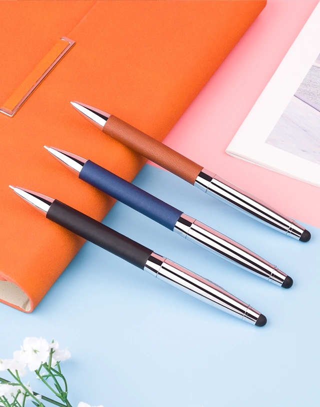 Vente à chaud stylet stylo commerce extérieur papeterie spécial manuscrit métal Ballpoint Stylo en métal