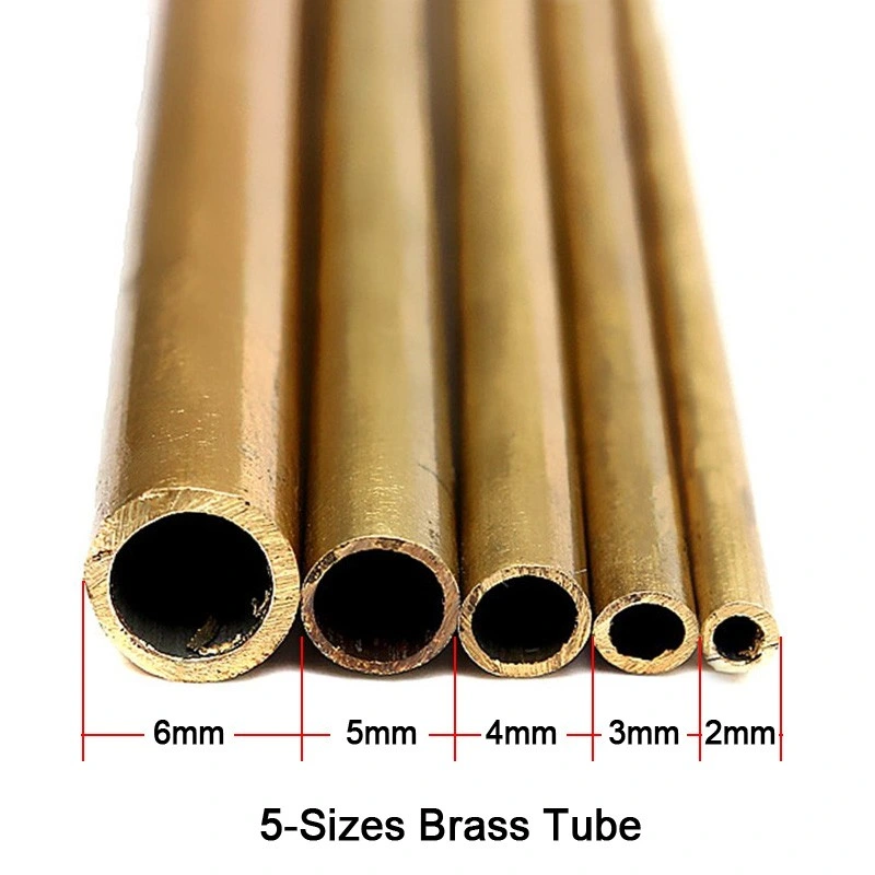 ASTM B135/GB/T2720001527-2017 C27000 C tuyau en laiton pour la presse avec la longueur du tuyau de 1 mm de 6mm