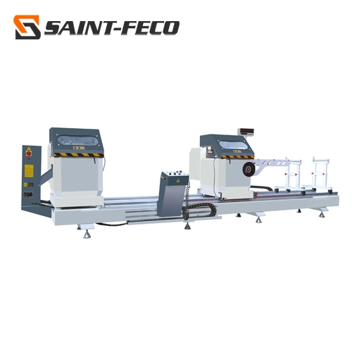 45 Degree and 90 Degree Automatic Cutting Aluminum Profile CNC Double Head Cutting Saw