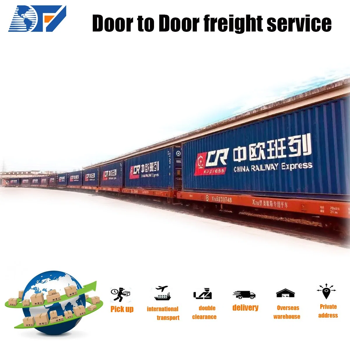 Fba Train Railway Shipping DDP Railway Shipping to Germany Italy Fba From China Chongqing Chengdu Shenzhen