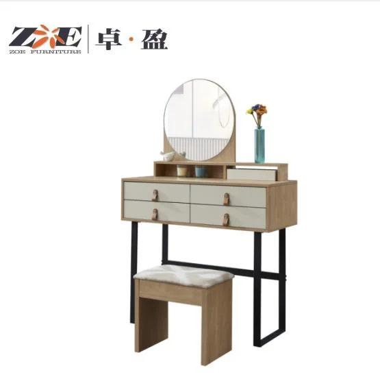 Modern Home Furniture Kids Furniture Computer Study Table Desk Bedroom Dresser with Mirror