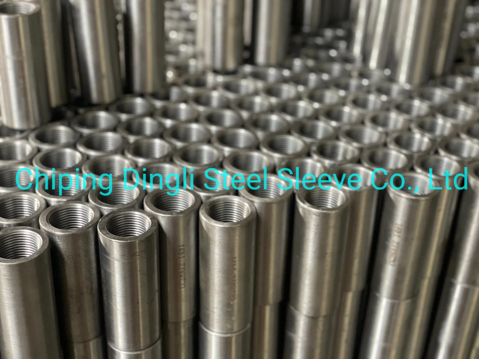 Straight Steel Parallel Threaded Rebar Connector Rebar Couplers