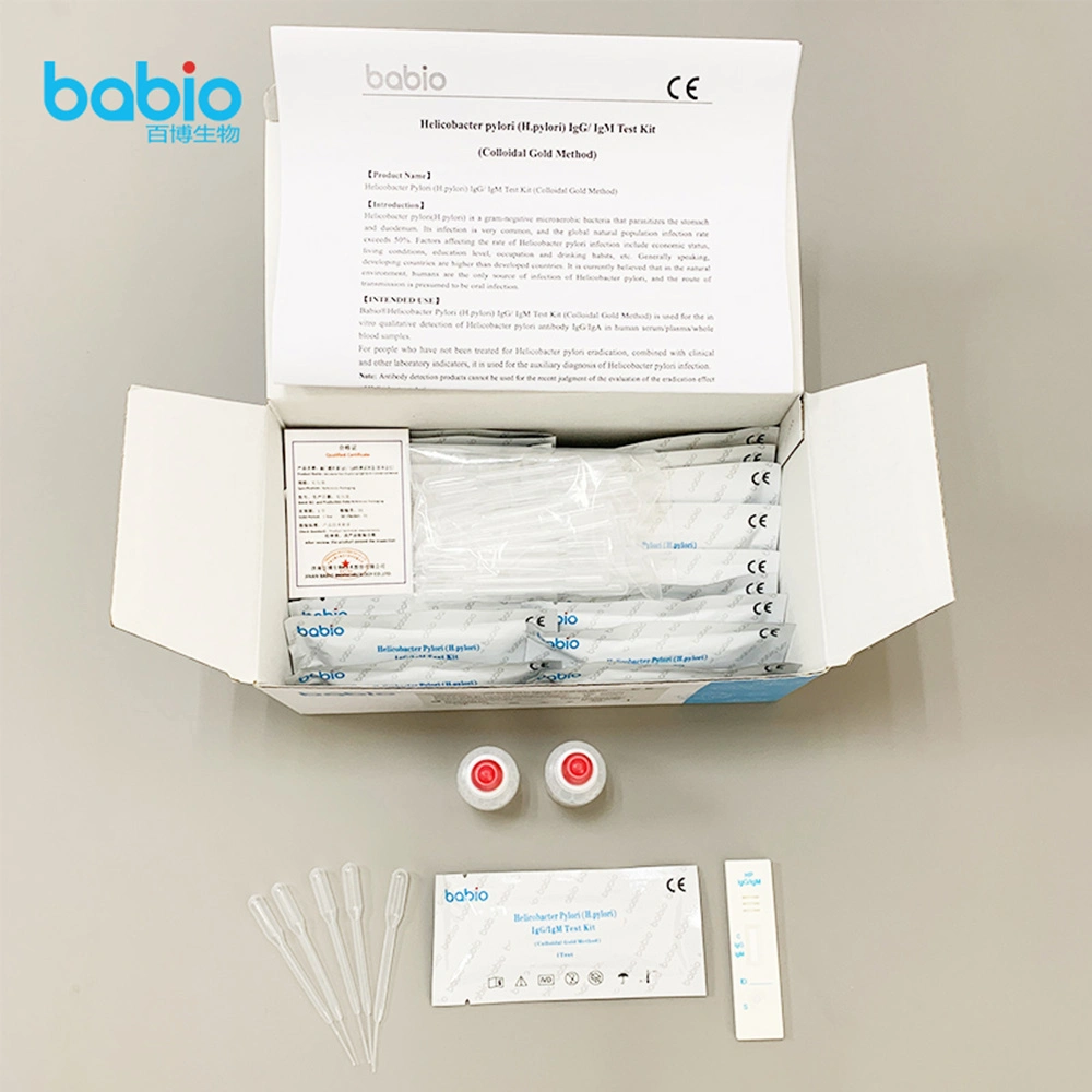 Individuelle Verpackung H. pylori Rapid Test Kit mit CE-Zertifizierungen