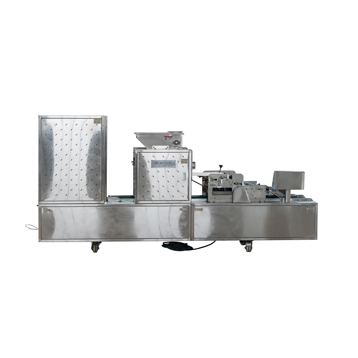 Walnut Cake Baking Equipment Automatic Tray-Feeding Peach Pastry Forming Machine