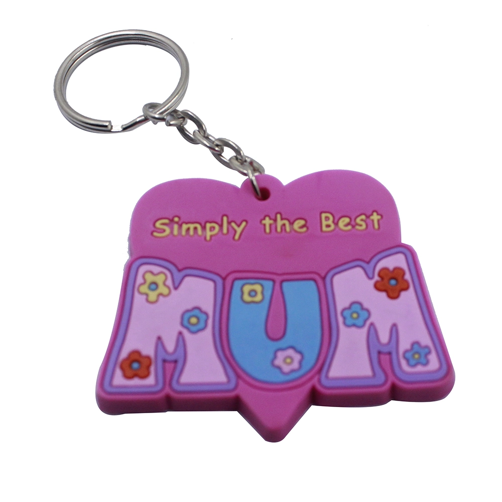 Promotional Activities Wholesale/Supplier Fashion Quality 3D Soft Animation PVC Leather Keychain