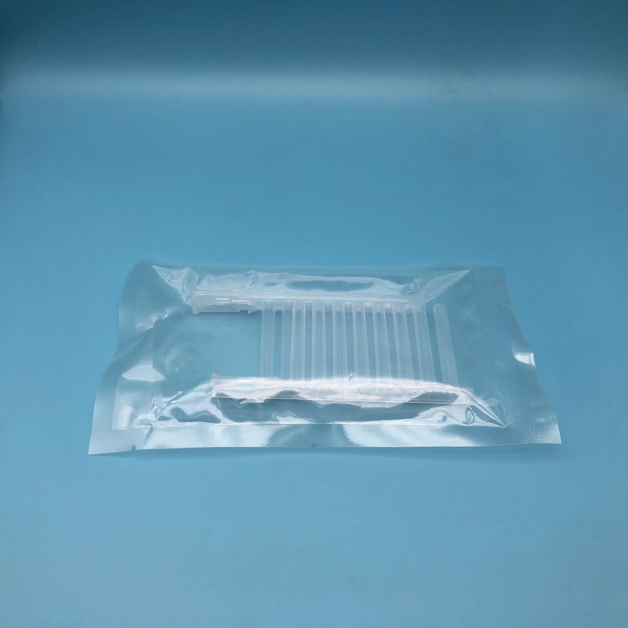 Transparent High Grade PP Laboratory 8 Strip Rob Comb Tube Suit with 2.2ml U Shape 96 Deep Wells Culture Plate