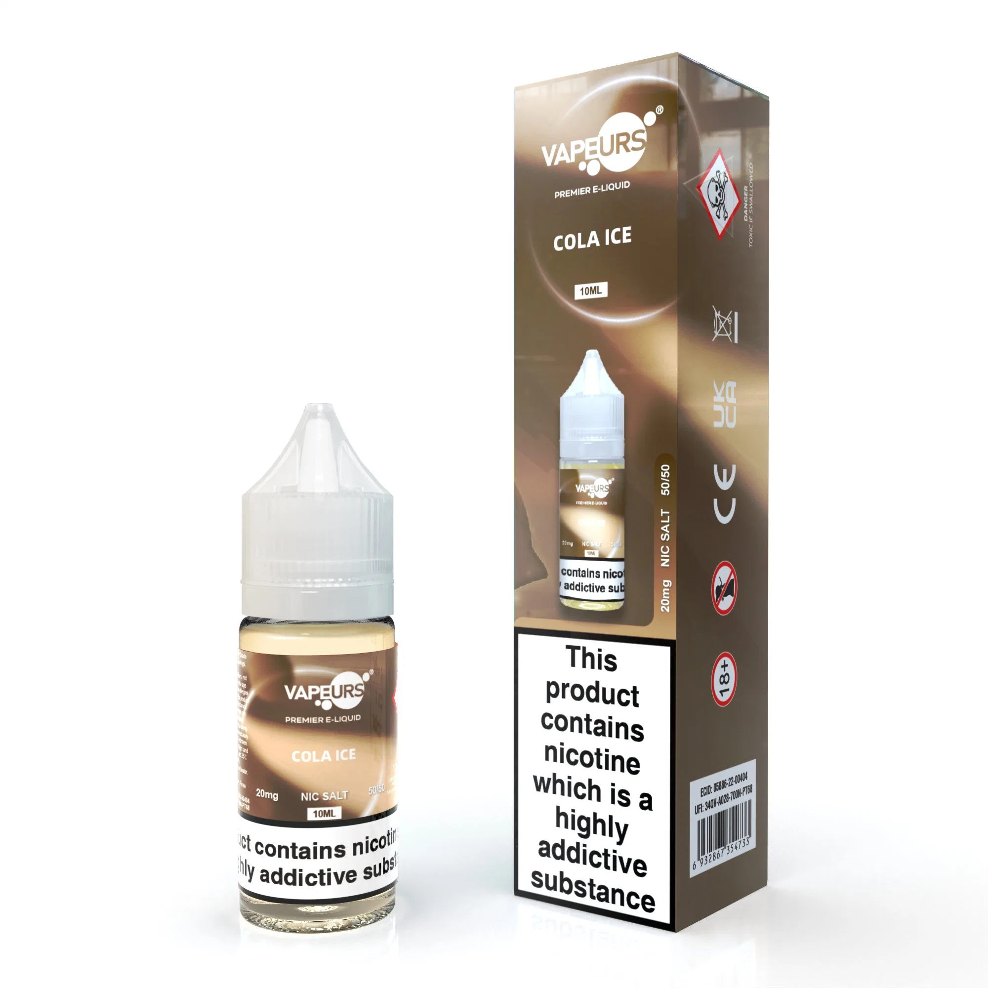 Strong Taste Tpd 10ml Plastic Bottle E Juice Real Fruit Flavors 3mg 6mg 20mg Nicotine Salt E-Juice Vape Juice for Disposable/Chargeable Vape