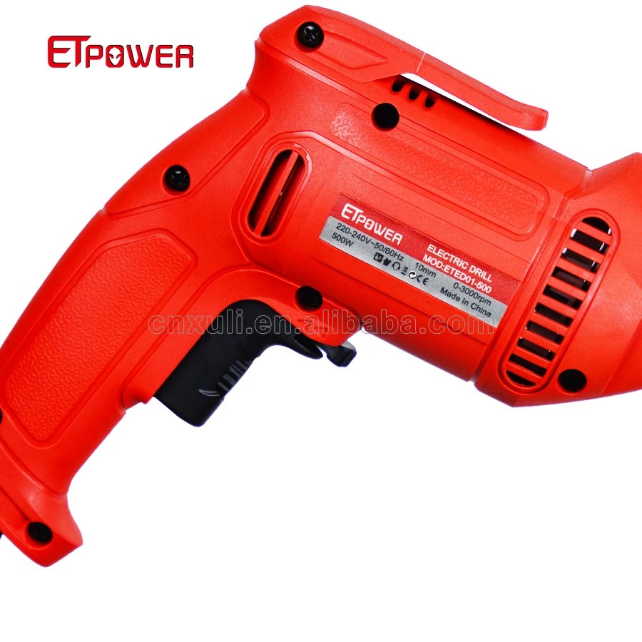 Professional Hot Selling OEM 500W 10mm Electric Hand Drill Machine