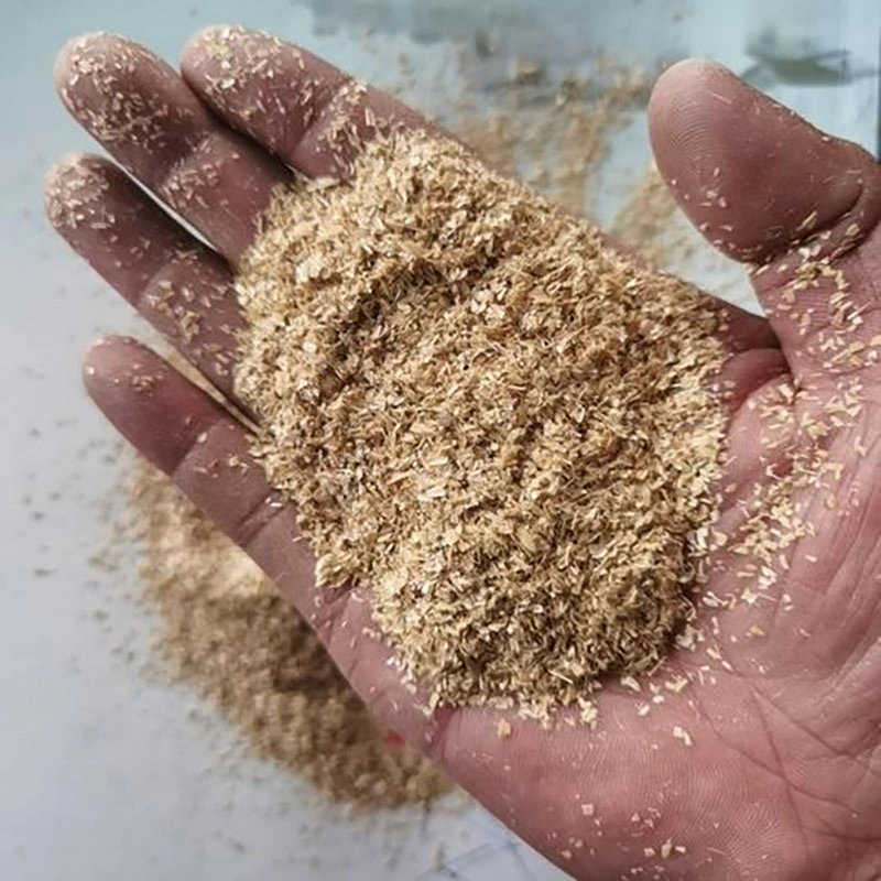 Protéines jaune clair 40-100 filet riz Husk poudre pour animaux Alimentation