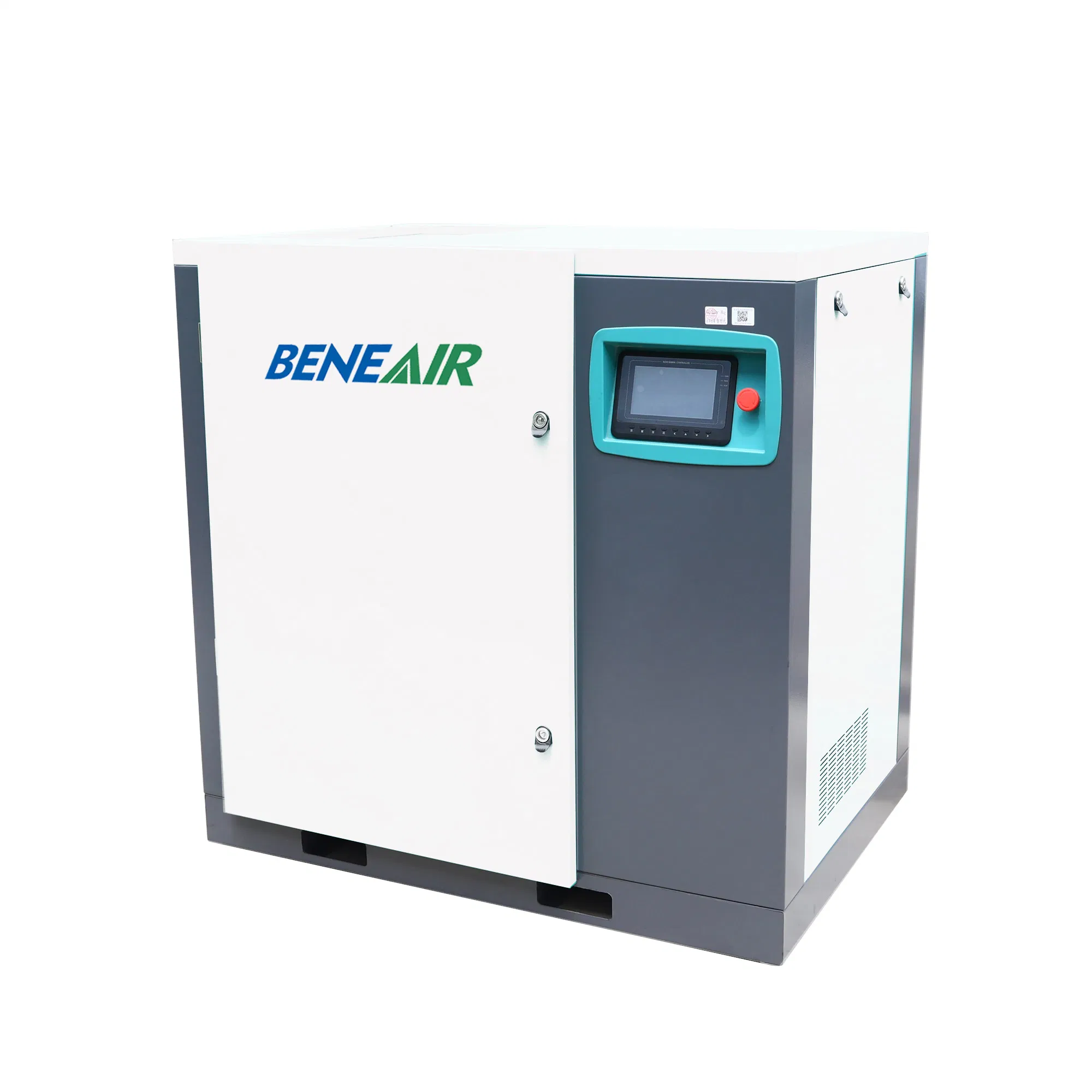 China Hot Sale Air Cooled 7 Bar 8 Bar 10 Bar	 Direct Drive 11 Kw 15 HP Oil Lubricated Fixed Speed/Variable Speed Drive (PM VSD) Rotary Screw Type Air Compressor