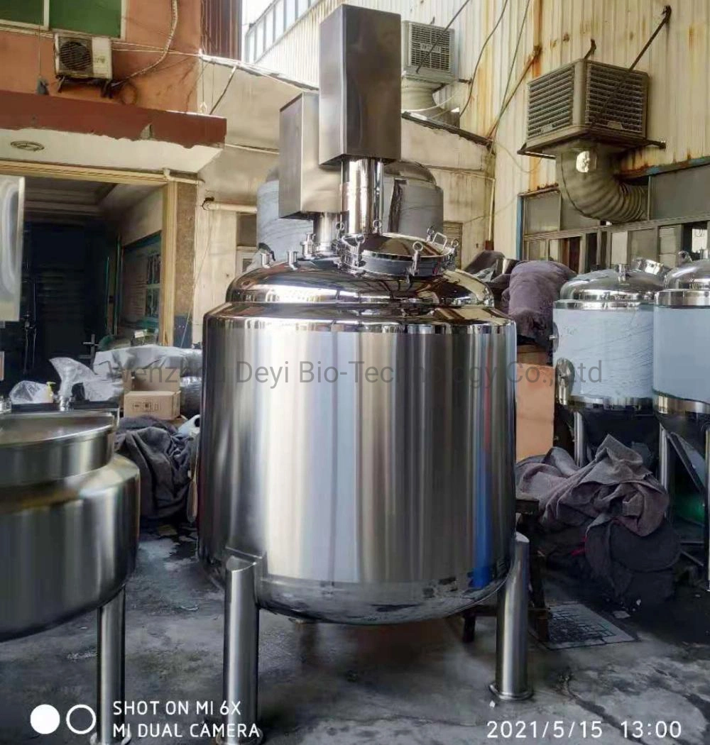 Aço inoxidável copo misturador alimentar alimentar 1200L Emulsionada Tanque Emulsificação