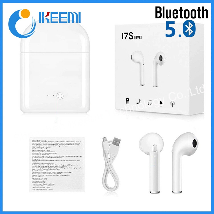 Earphone I7s Tws Headphone Factory Price Earbuds Mobile Phone Accessories