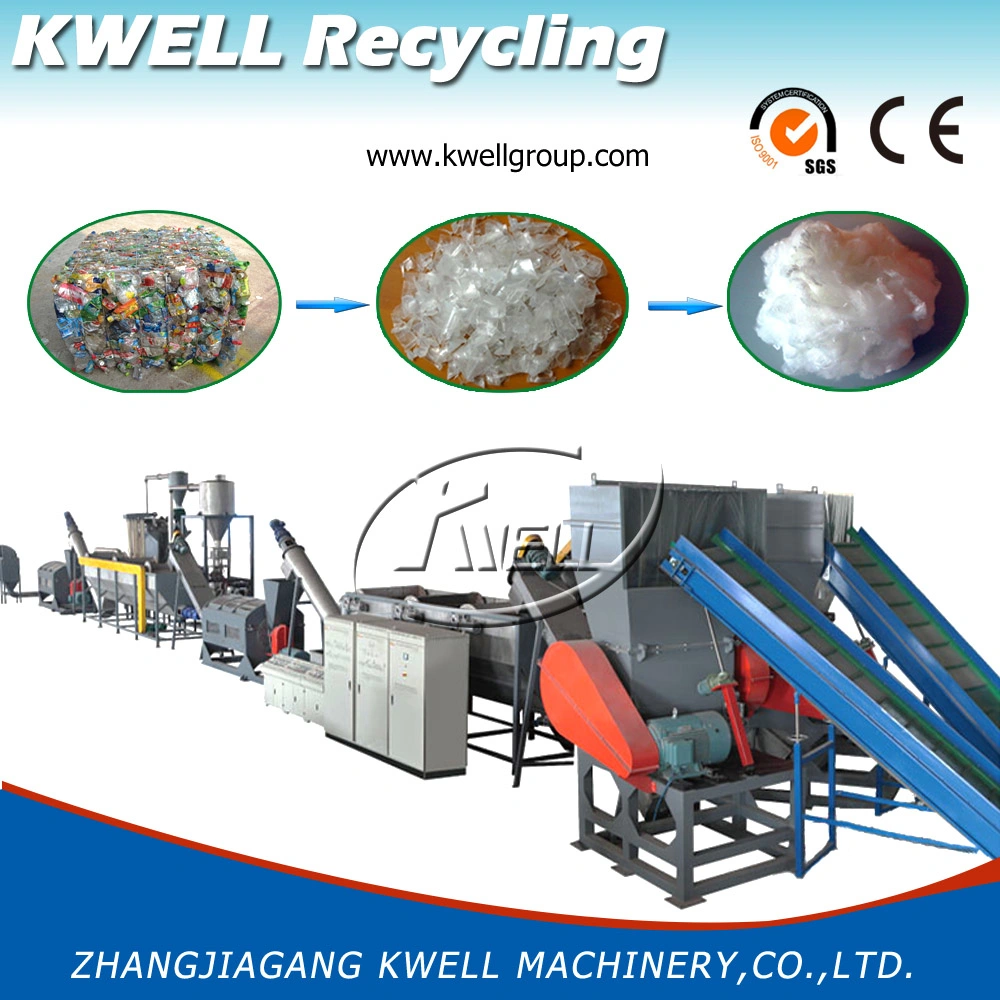 Pet Flakes Crushing Machine/Hot Plastic Bottle Washing Machine Pet Bottle Washing Recycling Line