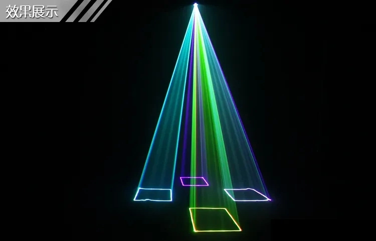 Equipamento profissional de DJ com luz laser RGB a cores de grandes dimensões