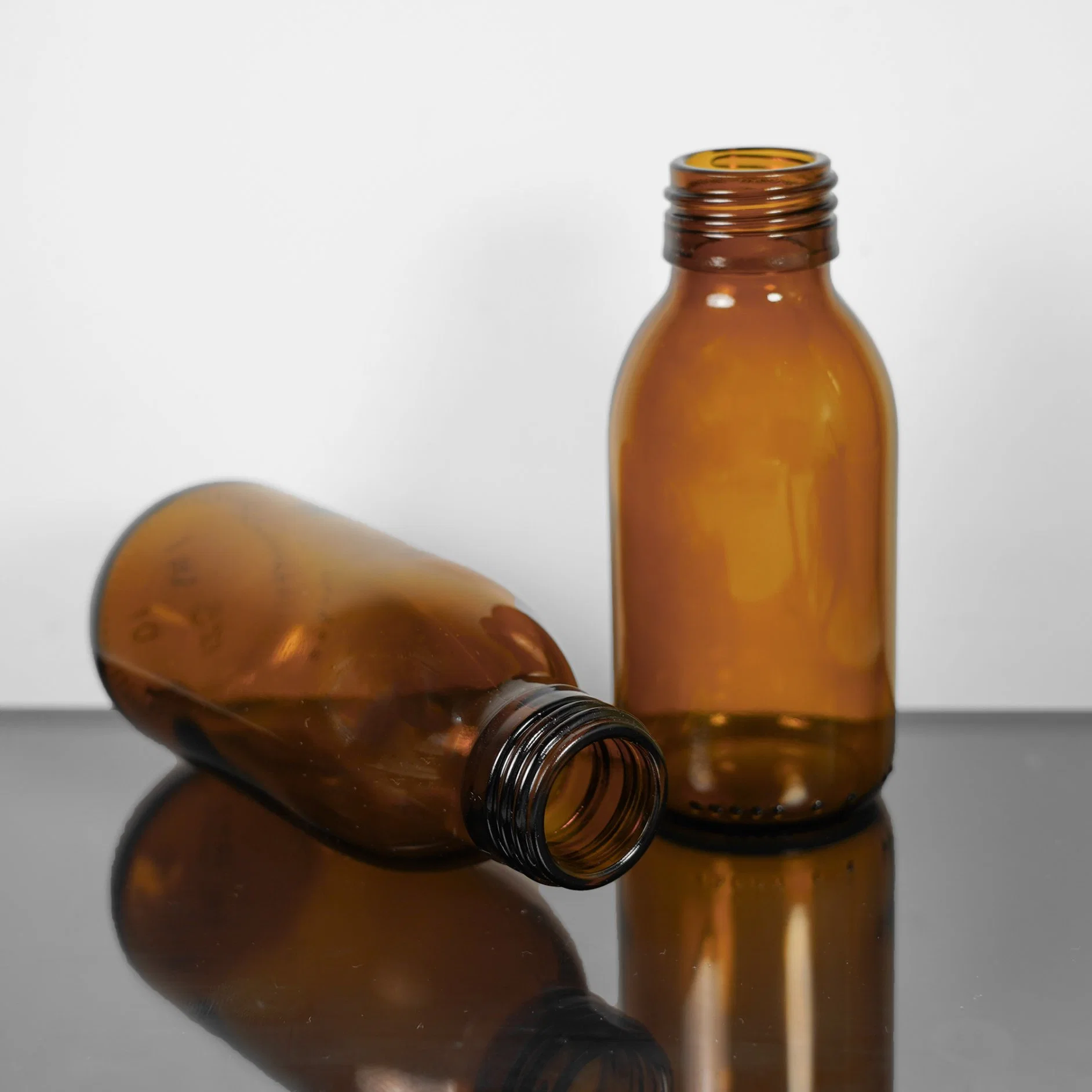 100ml 125ml 150ml Zd Series Amber Pharmaceutical Medical Glass Bottle