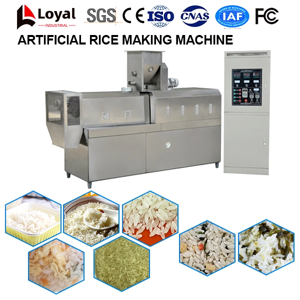 Combined Set Rice Milling Machine/Rice Kernel Extruder Machine/Fortification Rice Extrusion Machinery Plant