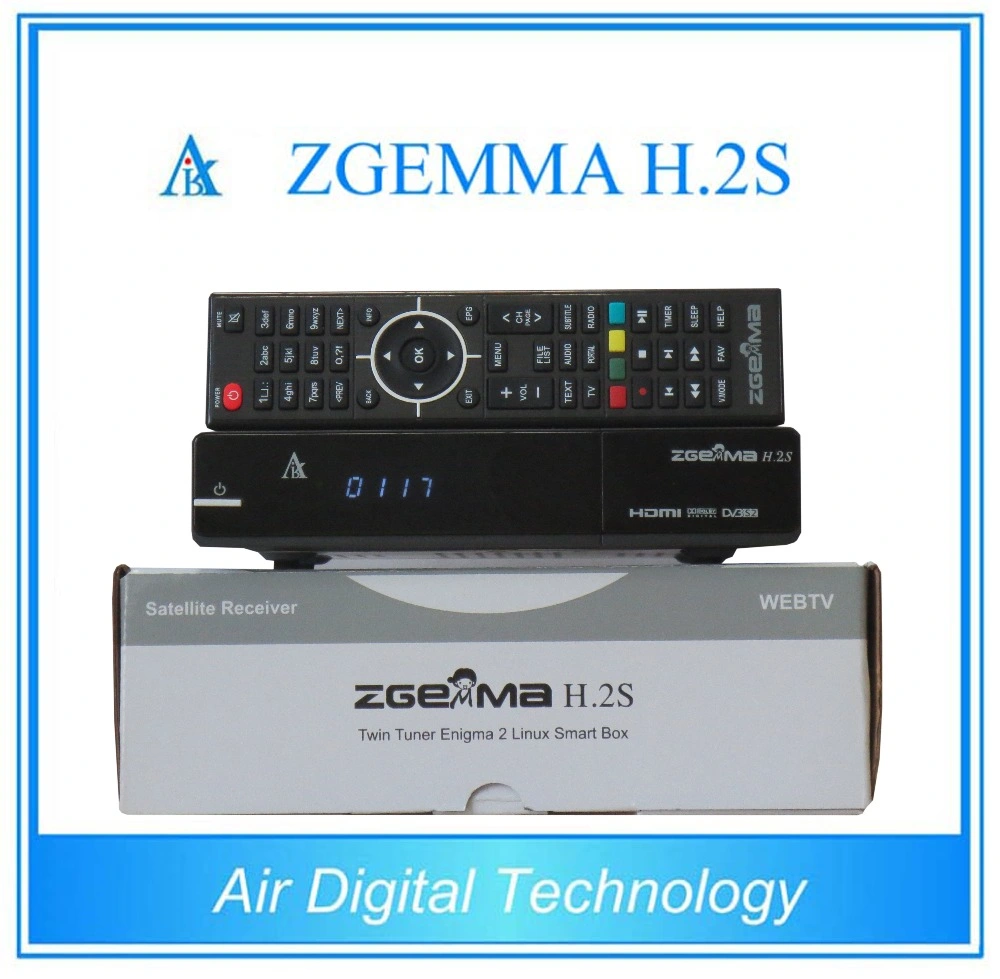 Dual Core Enigma2 2xdvb-S2 Zgemma H. 2s Supported SD/TF Card