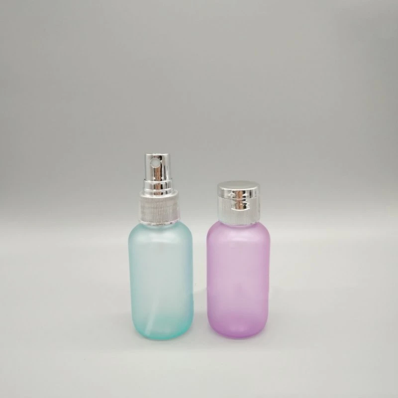 50ml Pet Boston Matte Spray Lotion Essence Bottle Packaging 50ml Plastic Bottle Spray Bottle