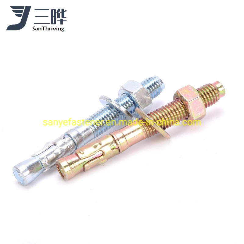 Fastener Manufacturer Car Repair Expansion Screw M8X60 Pull Explosion Wedge Anchor Bolt