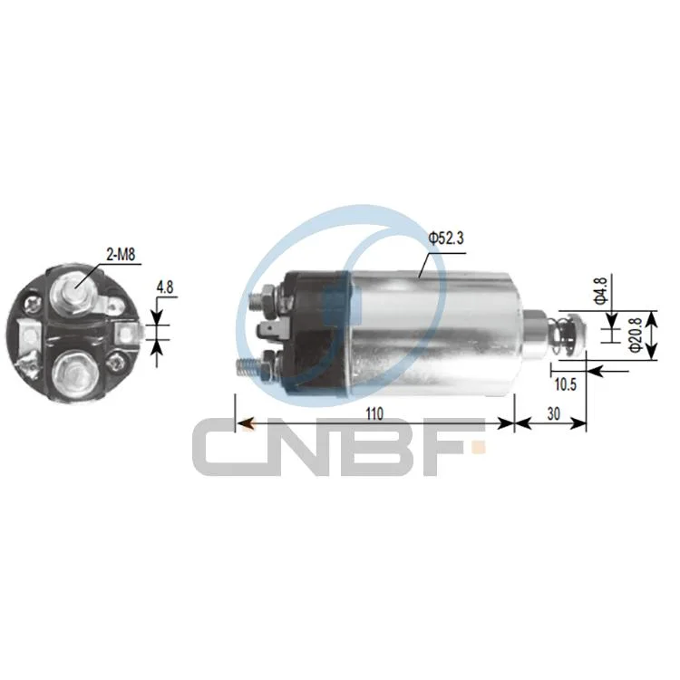 Cnbf Flying Auto Parts Spare Part 12V Electromagnetic Switch 0-331-302-106