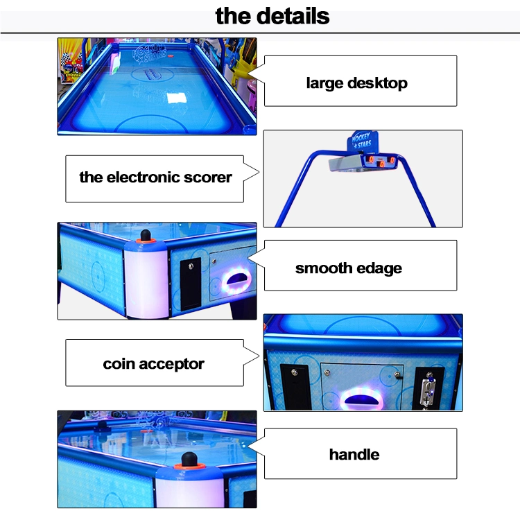 2 Jugadores interiores Deportes clásico Air Hockey Mesa adultos