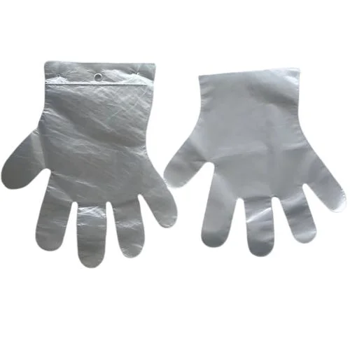 M L XL HDPE LDPE Biodegradable Cleaning Restaurant Household in Box Black White Blue Plastic PE Glove Disposable Gloves